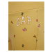 Žlté dievčenské tepláky kvetované GAP