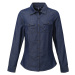 Premier Workwear Dámska džínsová košeľa PR322 Indigo Denim
