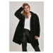 Women's Oversized Sherpa Coat Black