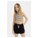 DEFACTO Girl&#39;s Lace Waist Shorts