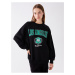 LC Waikiki Crew Neck Printed Long Sleeve Oversize Women's Sweatshirt