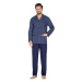 Regina 444 tmavě modré plus Pánské pyžamo