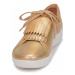 FitFlop F-SPORTY II LACE UP FRINGE SNEAKERS-IRIDESCENT LTR Zlatá
