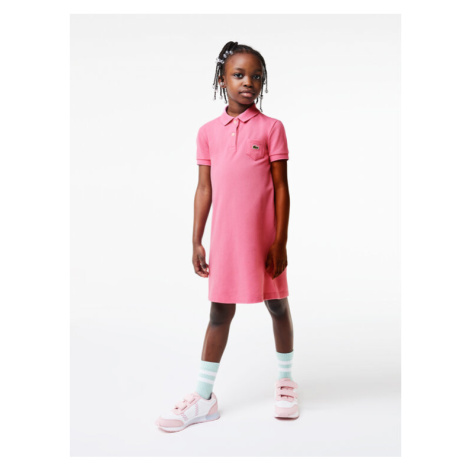 Lacoste Každodenné šaty EJ2816 Ružová Regular Fit