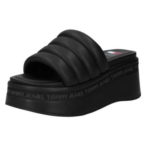 Tommy Jeans Šľapky  čierna Tommy Hilfiger