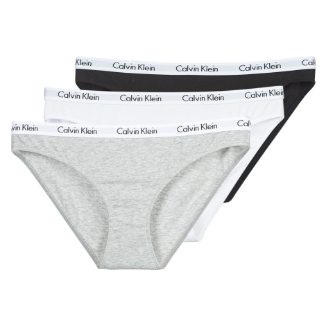 Calvin Klein Jeans  CAROUSEL BIKINI X 3  Klasické nohavičky Čierna