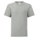 Grey children's t-shirt in combed cotton Fruit of the Loom