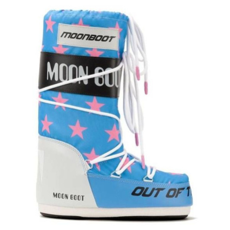 Vysoké zimné topánky MOON BOOT Icon Retrobiker pink