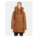 Women's winter coat Kilpi PERU-W Brown