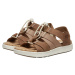 Keen Elle Mixed Strap Women Dámske kožené sandále 10031234KEN toasted coconut/birch