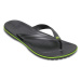 CROCS-Crocband Flip graphite/volt green Šedá