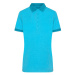 James&amp;Nicholson Dámska polokošeľa JN705 Turquoise Melange