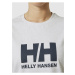 Šedé melírované dámske tričko HELLY HANSEN HH Logo T-Shirt 2.0