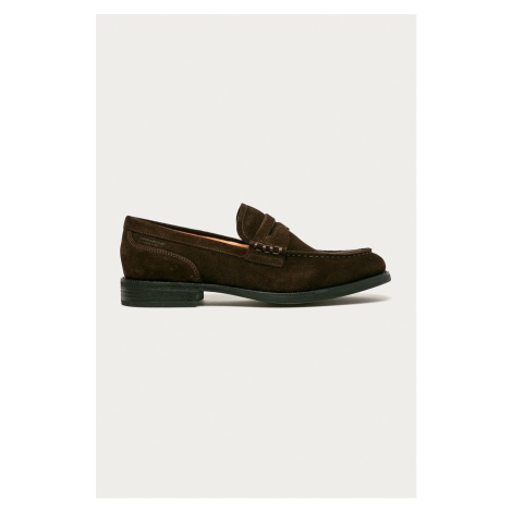 Semišové mokasíny Vagabond Shoemakers pánske, hnedá farba