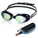 AQUA SPEED Unisex's Swimming Goggles Vortex Mirror&Case Pattern 79