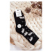 Women's woolen socks in Polar Bear black