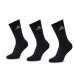 Adidas Súprava 3 párov vysokých ponožiek unisex Cushioned Crew IC1310 Čierna