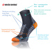 Sesto Senso krátke športové ponožky Graphite