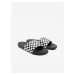 Bielo-čierne vzorované papuče VANS Checkerboard Mens La Costa