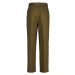 NOHAVICE GANT PLEATED TWILL CHINOS DARK CACTUS