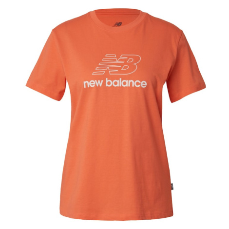 new balance Tričko  oranžovo červená / biela