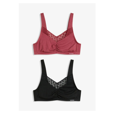 Podprsenka bralette Feel Comfort z jemného materiálu (2 ks) bonprix