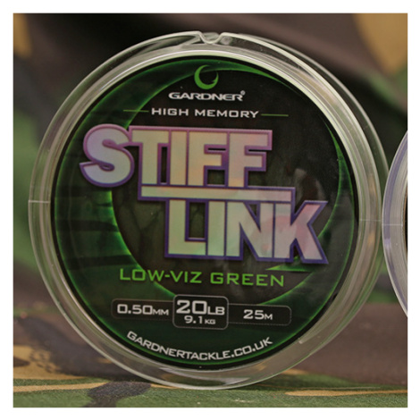 Gardner vlasec stiff-link zelená 25 m-priemer 0,47 mm / nosnosť 6,8 kg