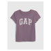 Fialové dievčenské tričko Gap