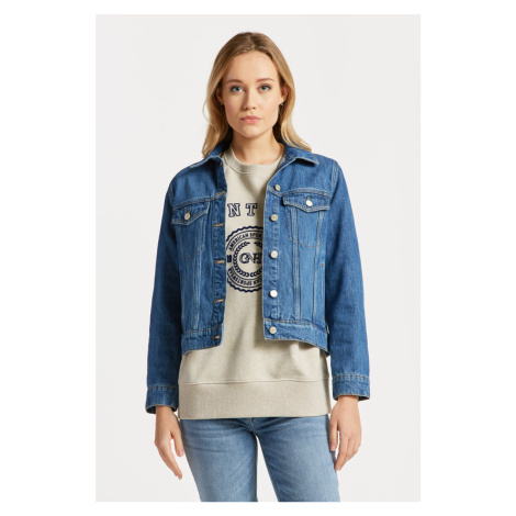 BUNDA GANT DENIM JACKET MID BLUE BROKEN IN