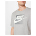 Nike Sportswear Tričko 'FUTURA'  tmavosivá / sivá melírovaná / biela