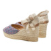 Manebi Espadrilky Acapulco Low Wedge Espadrilles G 0.6 WL Fialová