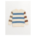 LC Waikiki Crew Neck Striped Baby Boy Knitwear Sweater