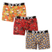 3PACK pánske boxerky Styx long art športová guma viacfarebné (3U13714)