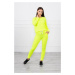 Sports set yellow neon