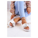 Classic Slippers With Buckle Big Star JJ274A309 White 37