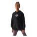 Dievčenská mikina s kapucňou 4F JUNIOR SWEATSHIRT-JWAW24TSWSF1218-20S-DEEP BLACK