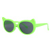 Sunmania Zelené detské slnečné okuliare &quot;Kitty&quot; 369573814