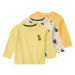 lupilu® Tričko s dlhým rukávom pre bábätká, 3 kusy (žltá/béžová)