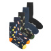 Jack&Jones Pánske ponožky 12229535 Čierna