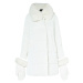 faina Zimný kabát  biela