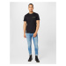 Calvin Klein Jeans Tričko  svetlozelená / čierna