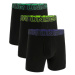 Pánske boxerky UNDER ARMOUR 3 PACK-M UA Perf Cotton 6in-BLK 002