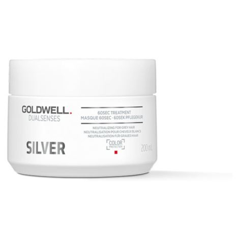 Maska pre blond a šedivé vlasy Goldwell Dualsenses Silver - 200 ml (206244) + darček zadarmo
