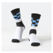 Men's blue checkerboard socks