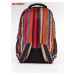 School backpack with ethnic patterns