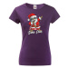 Dámské tričko Santa Claus dab dance - vtipné vianočné tričko