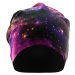 Printed Jersey galaxy cap/black