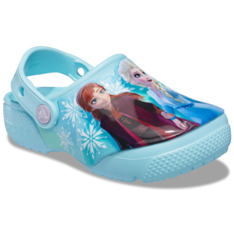 Detské kroksy (rekreačná obuv) CROCS FL Disney Frozen II Clog T ice blue