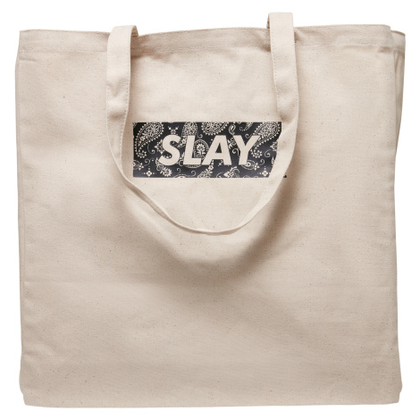 Canvas bag SLAY Oversize white mister tee