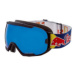 Lyžiarske okuliare RED BULL SPECT SHELTER-001, matt black blue snow-smoke with blue Flash, SMU